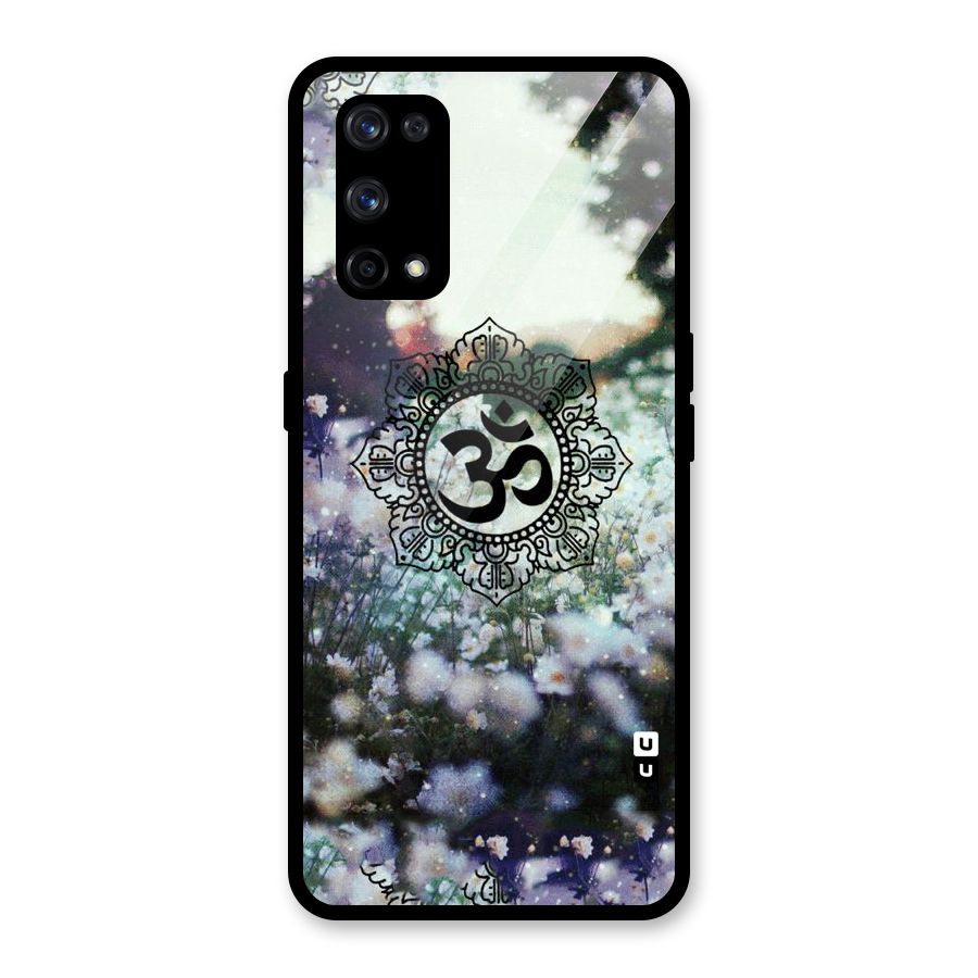 Floral Pray Glass Back Case for Realme X7 Pro