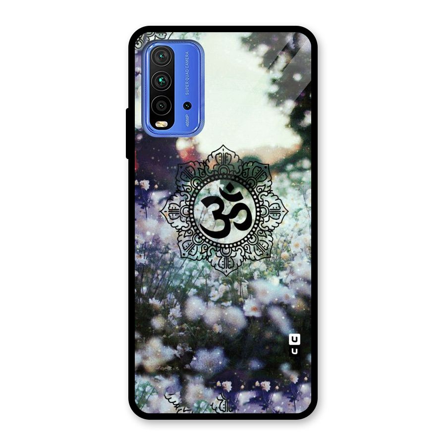 Floral Pray Glass Back Case for Redmi 9 Power
