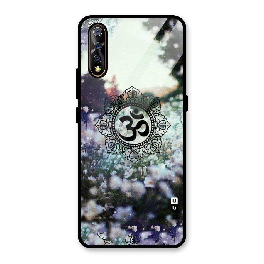 Floral Pray Glass Back Case for Vivo S1