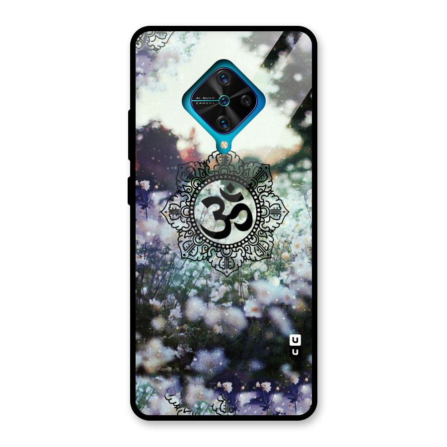 Floral Pray Glass Back Case for Vivo S1 Pro