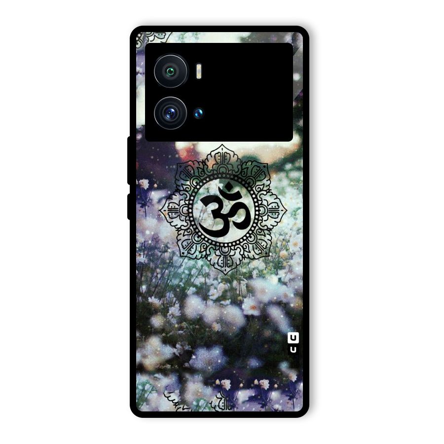 Floral Pray Glass Back Case for Vivo iQOO 9 Pro