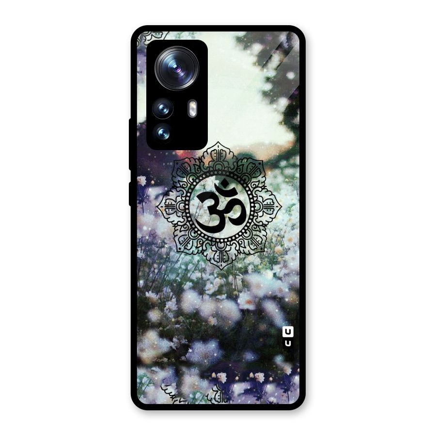 Floral Pray Glass Back Case for Xiaomi 12 Pro