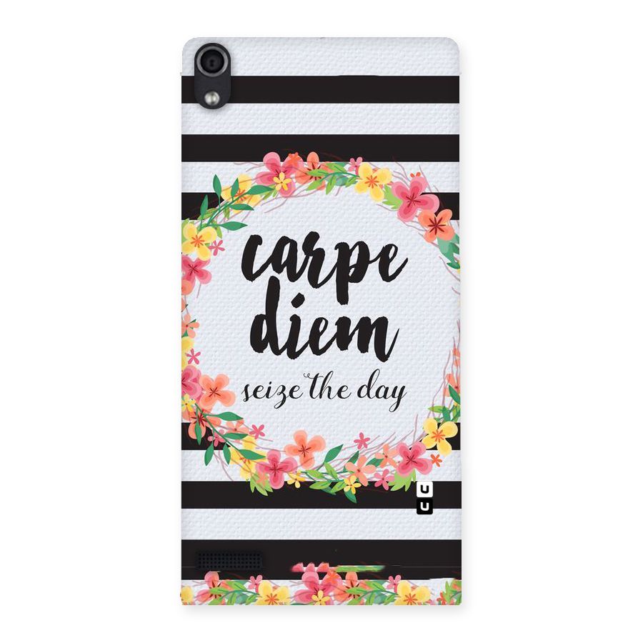 Floral Seize The Day Back Case for Ascend P6