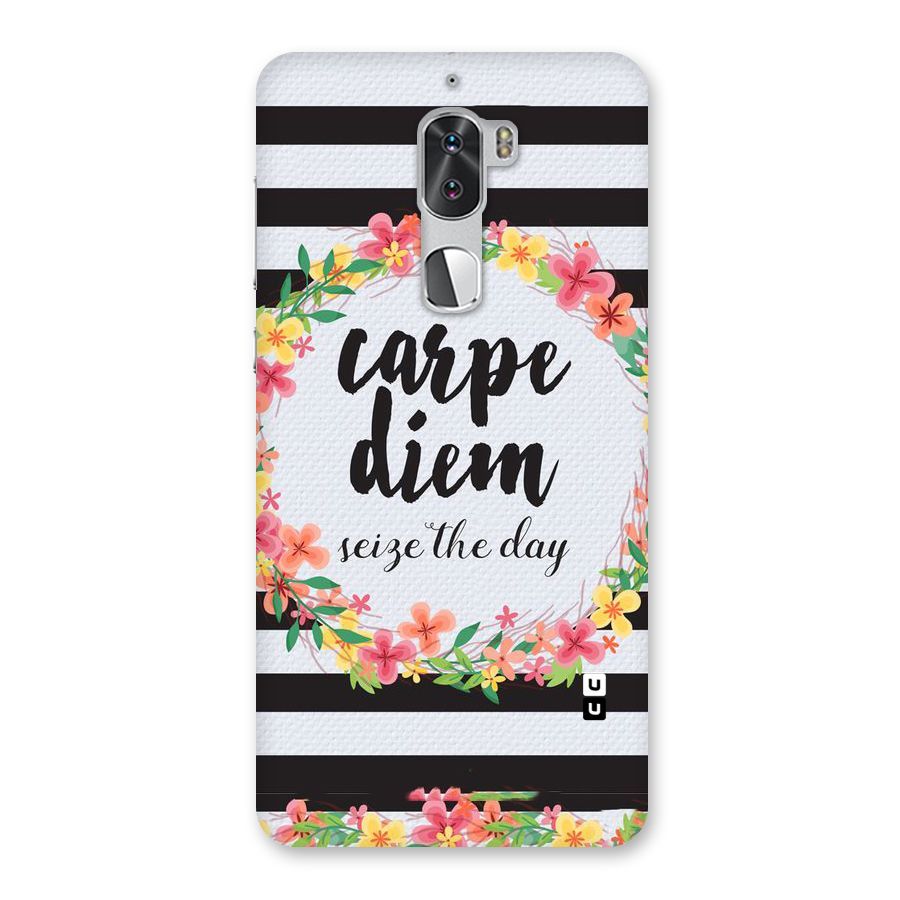 Floral Seize The Day Back Case for Coolpad Cool 1