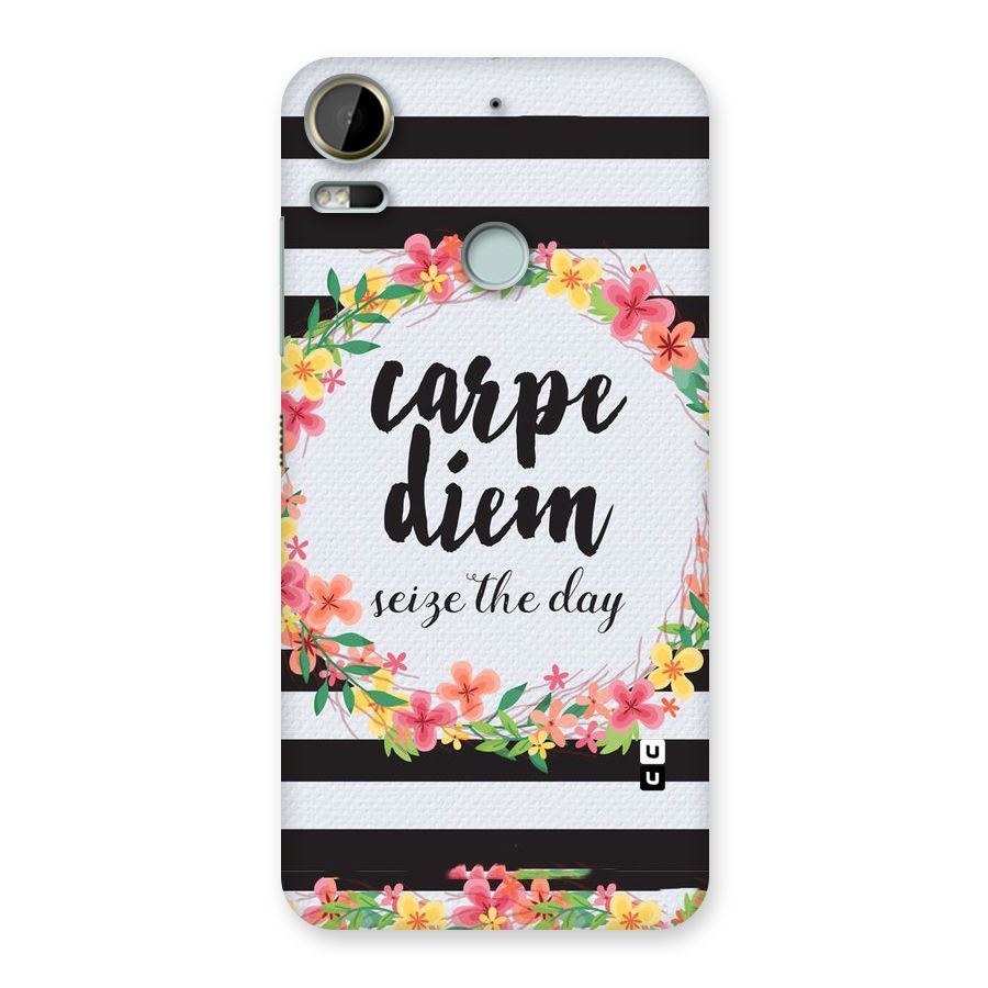 Floral Seize The Day Back Case for Desire 10 Pro