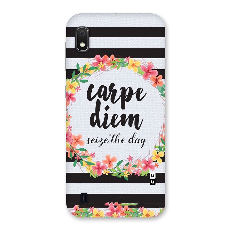 Floral Seize The Day Back Case for Galaxy A10