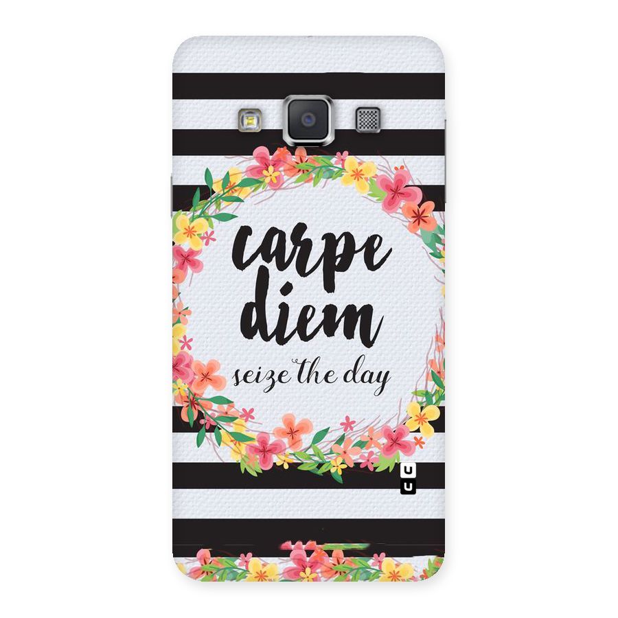 Floral Seize The Day Back Case for Galaxy A3