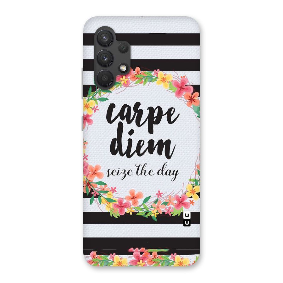 Floral Seize The Day Back Case for Galaxy A32