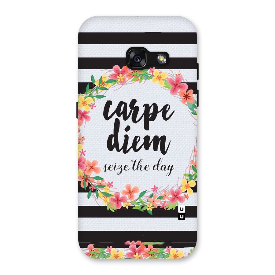 Floral Seize The Day Back Case for Galaxy A3 (2017)