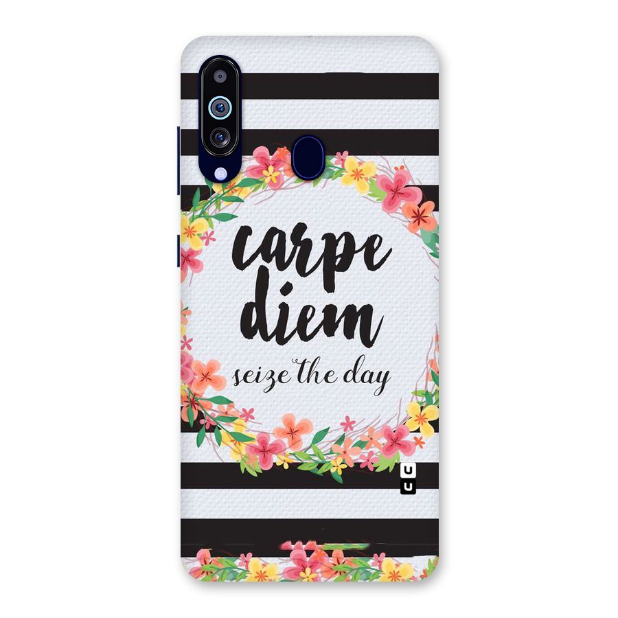 Floral Seize The Day Back Case for Galaxy A60