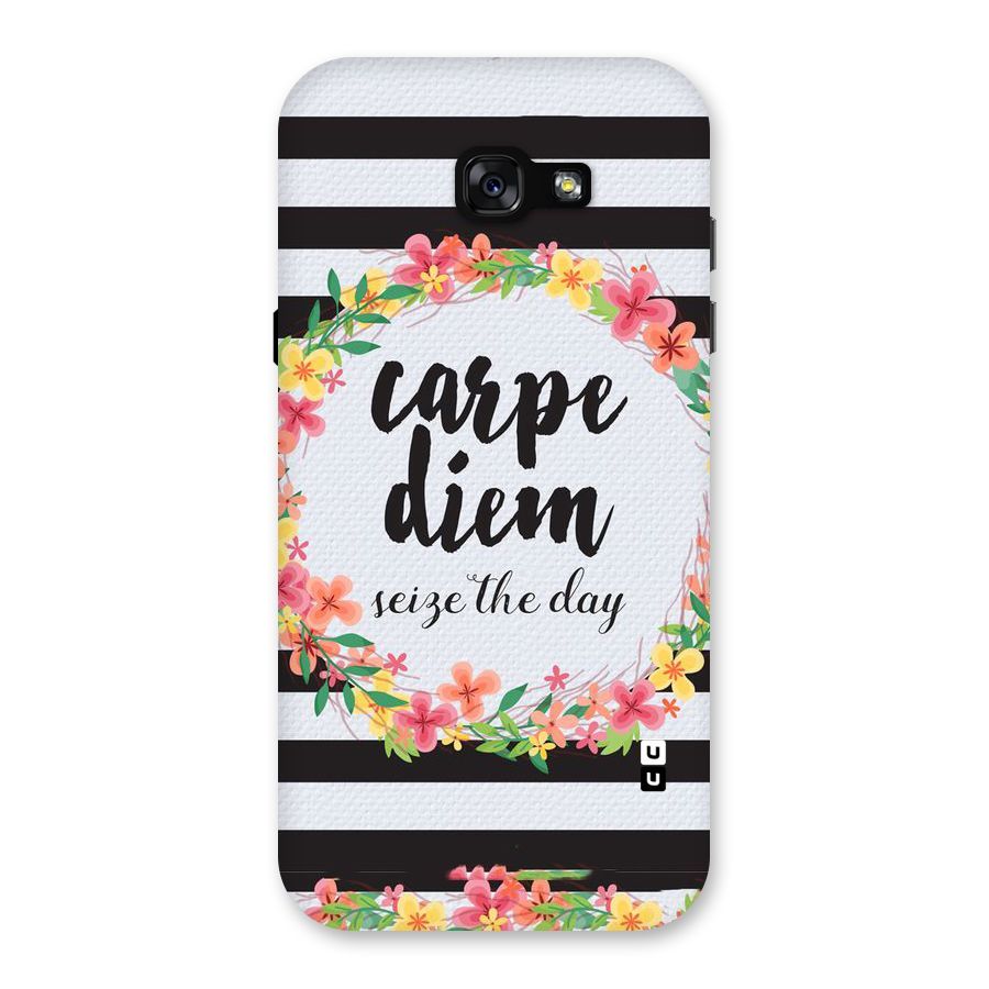 Floral Seize The Day Back Case for Galaxy A7 (2017)