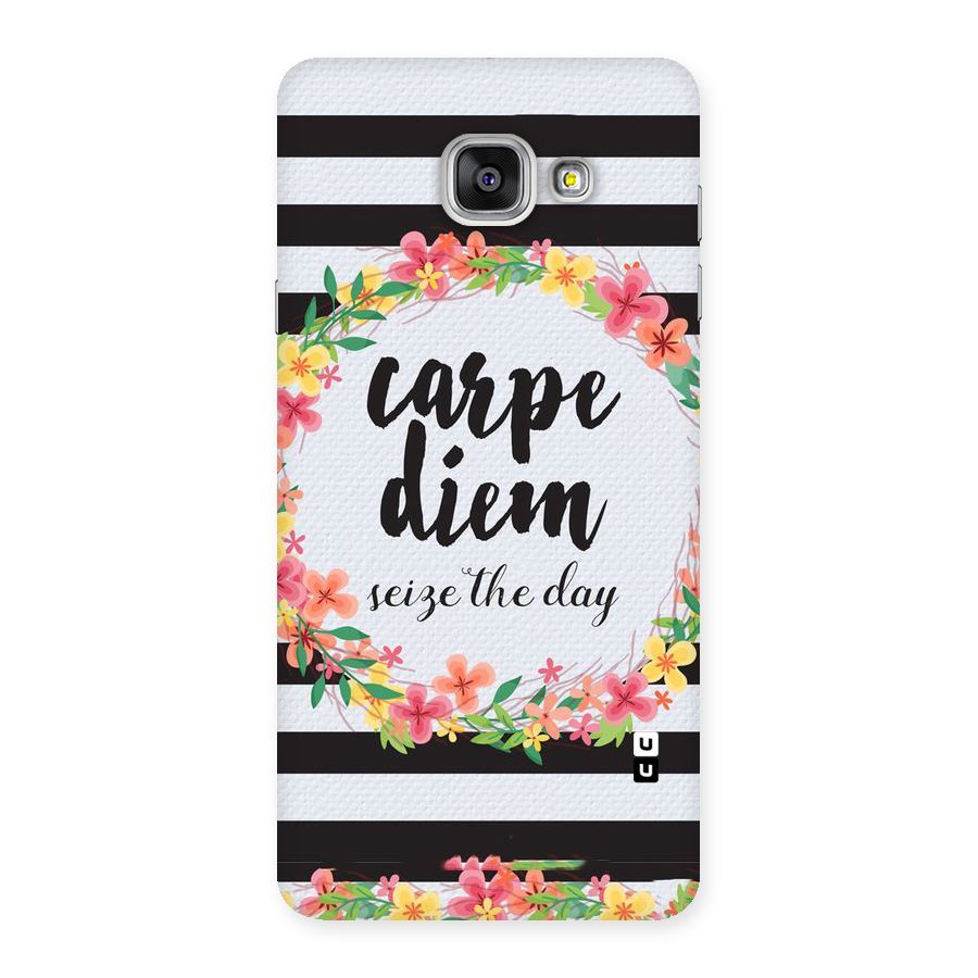 Floral Seize The Day Back Case for Galaxy A7 2016