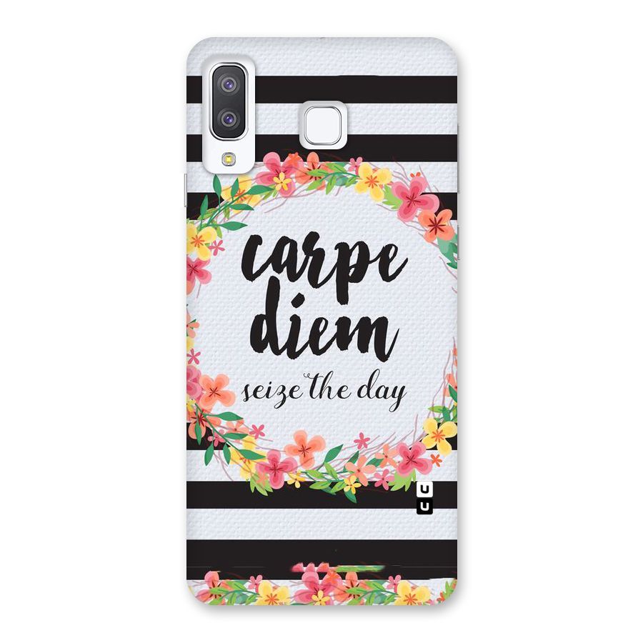 Floral Seize The Day Back Case for Galaxy A8 Star