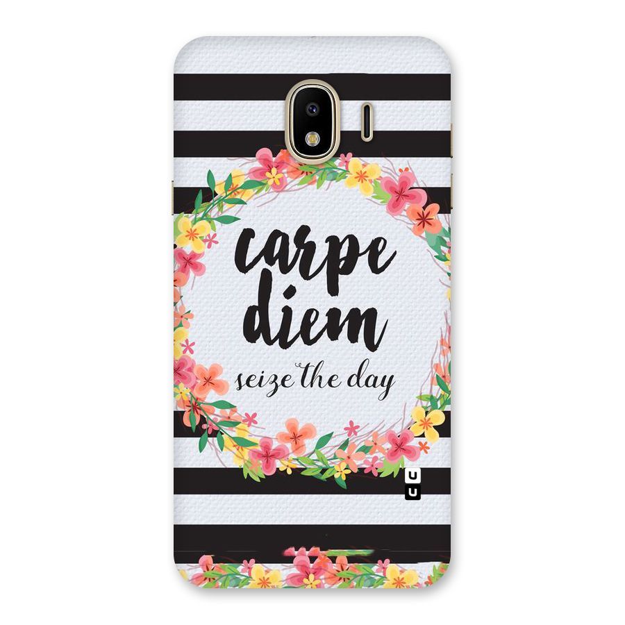 Floral Seize The Day Back Case for Galaxy J4