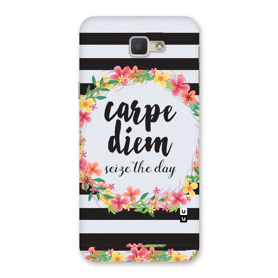 Floral Seize The Day Back Case for Galaxy J5 Prime