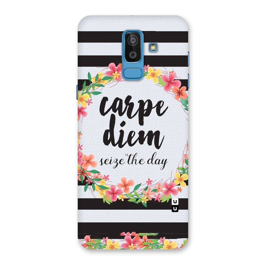 Floral Seize The Day Back Case for Galaxy J8