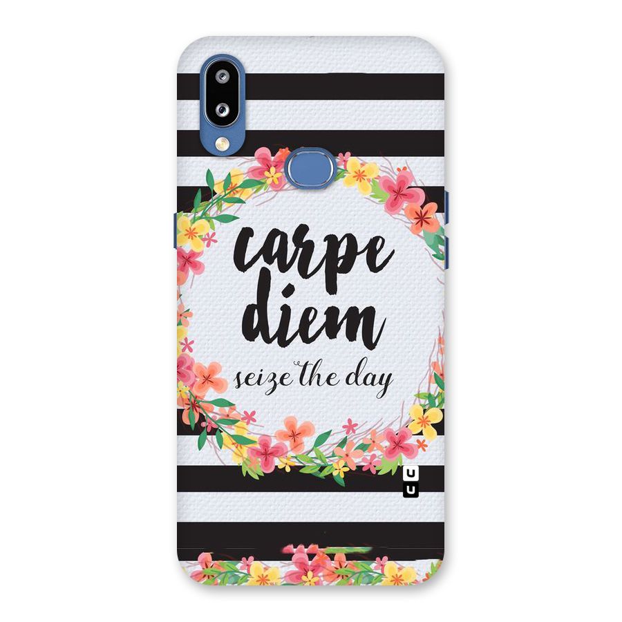 Floral Seize The Day Back Case for Galaxy M01s