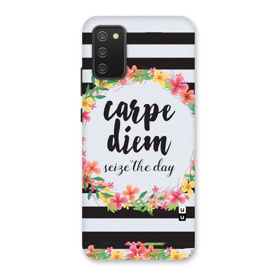 Floral Seize The Day Back Case for Galaxy M02s