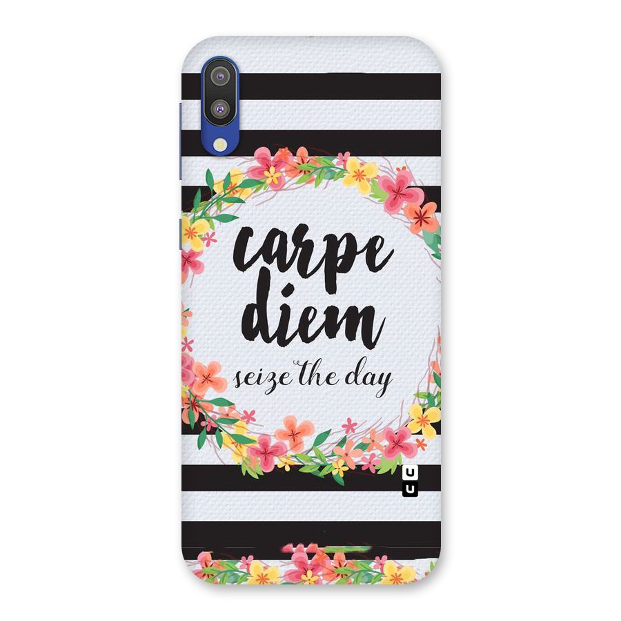 Floral Seize The Day Back Case for Galaxy M10