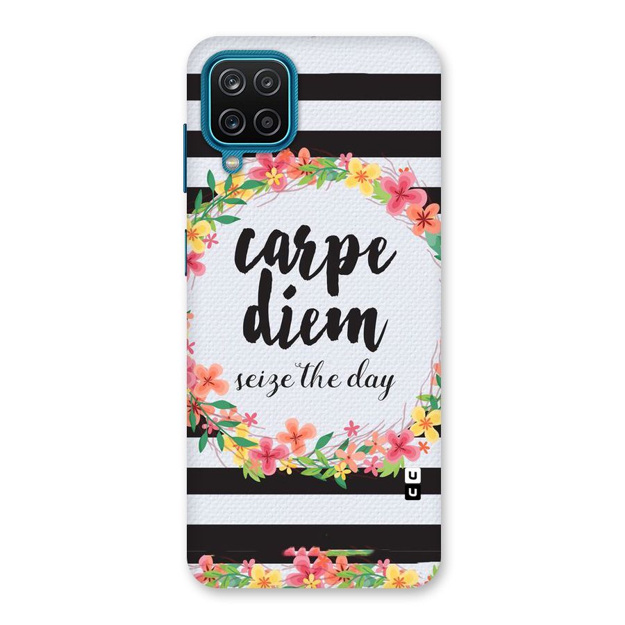 Floral Seize The Day Back Case for Galaxy M12
