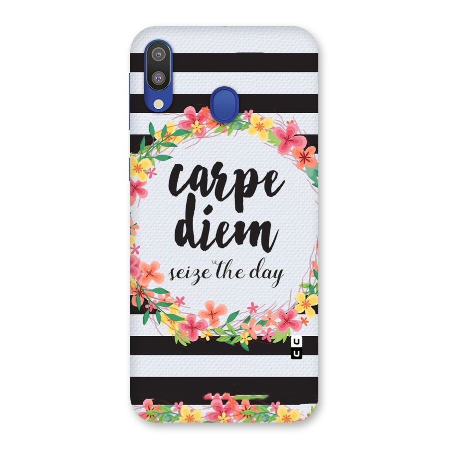 Floral Seize The Day Back Case for Galaxy M20