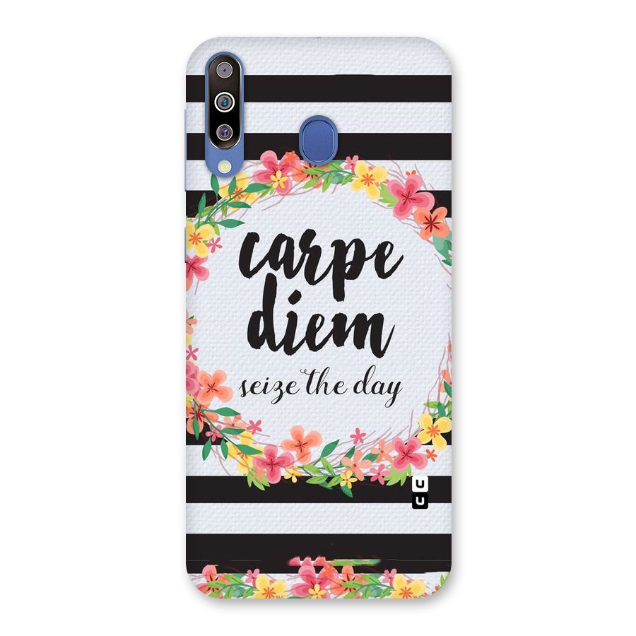 Floral Seize The Day Back Case for Galaxy M30