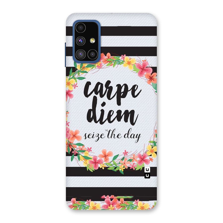 Floral Seize The Day Back Case for Galaxy M51