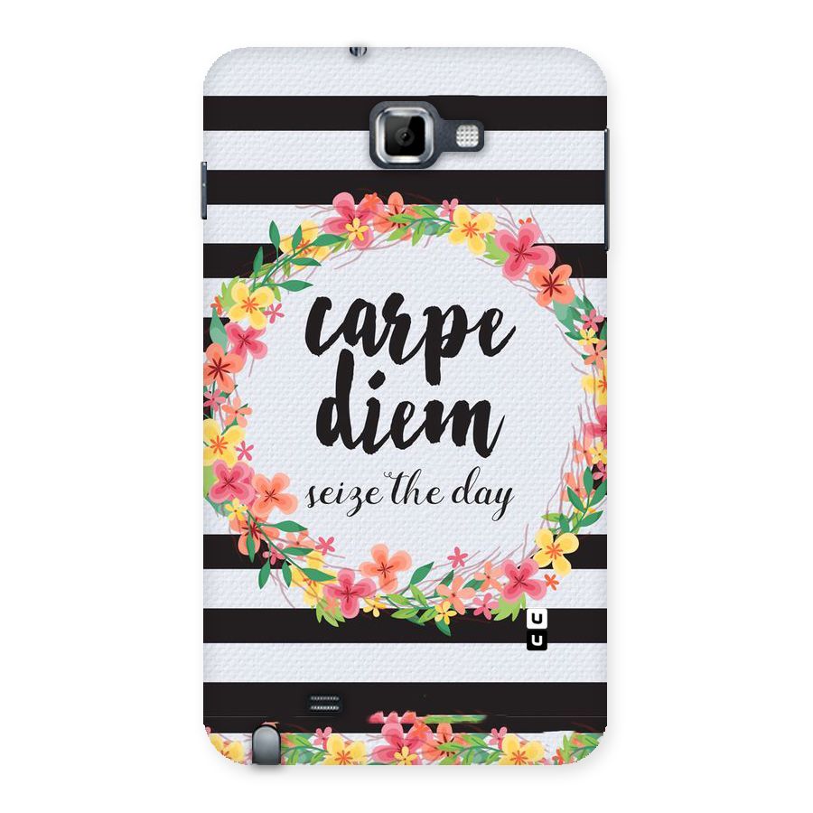 Floral Seize The Day Back Case for Galaxy Note