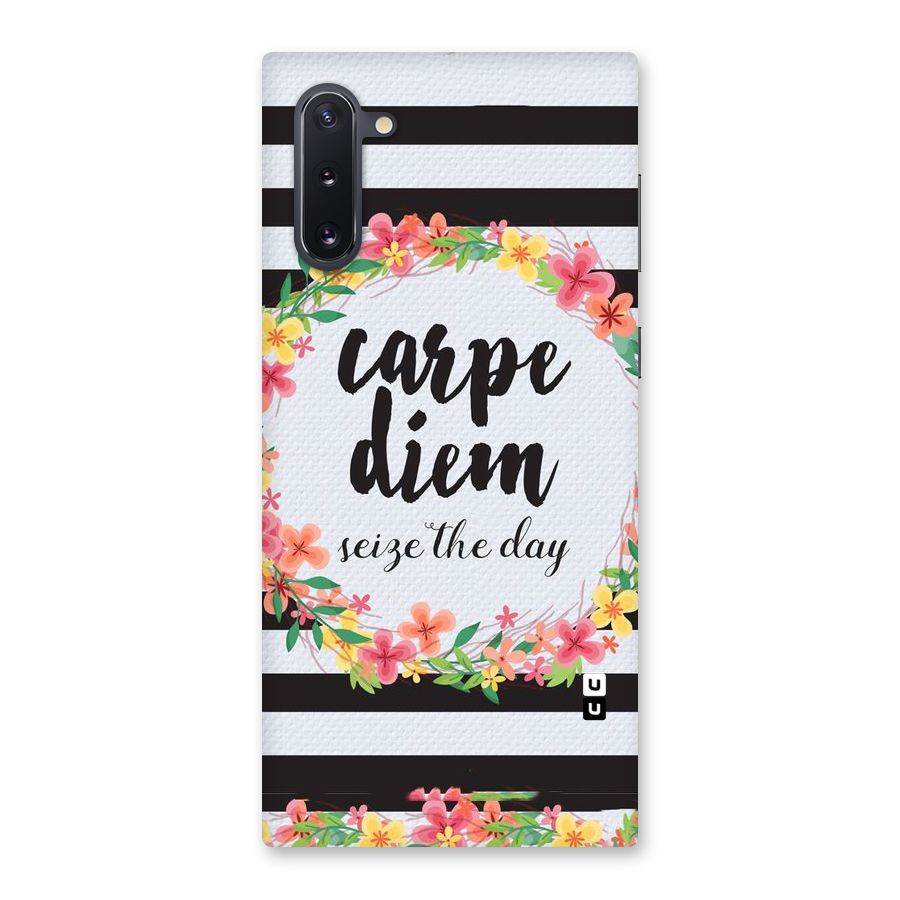 Floral Seize The Day Back Case for Galaxy Note 10