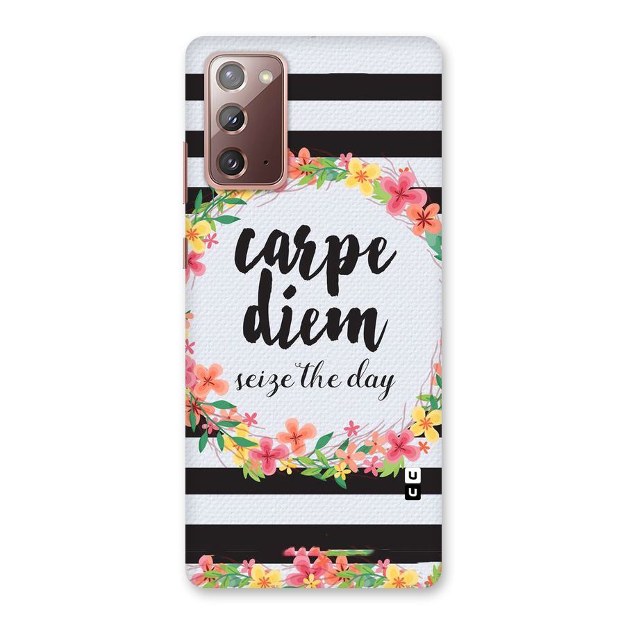 Floral Seize The Day Back Case for Galaxy Note 20