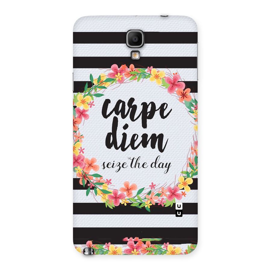 Floral Seize The Day Back Case for Galaxy Note 3 Neo
