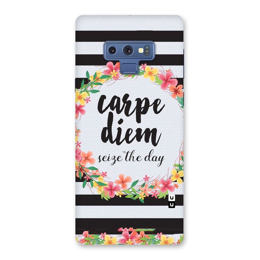 Floral Seize The Day Back Case for Galaxy Note 9