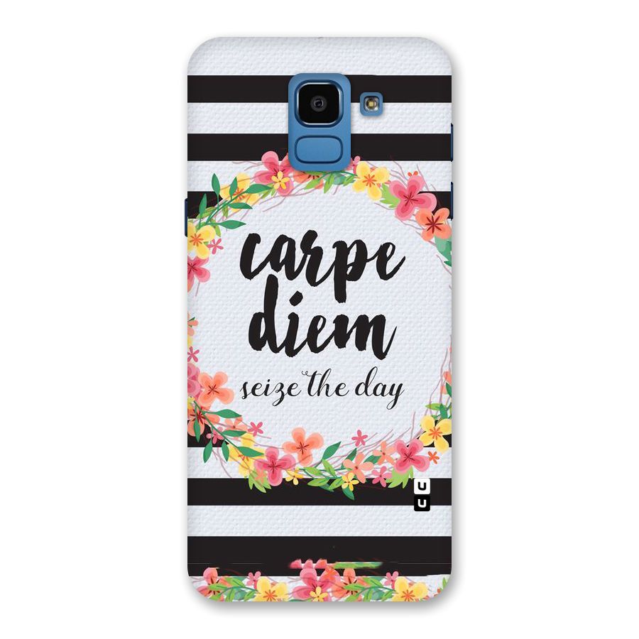 Floral Seize The Day Back Case for Galaxy On6