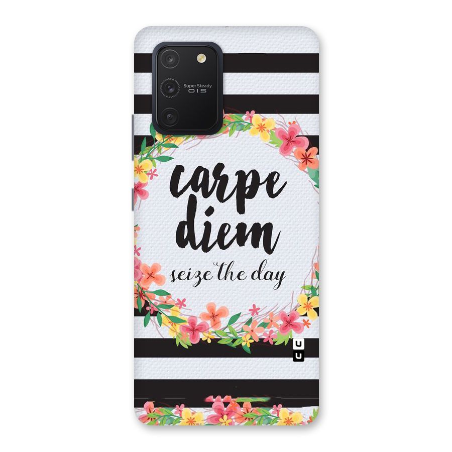 Floral Seize The Day Back Case for Galaxy S10 Lite