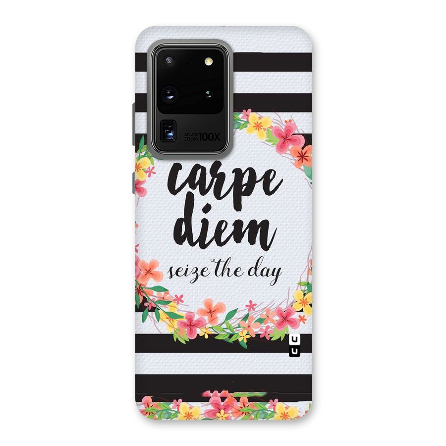 Floral Seize The Day Back Case for Galaxy S20 Ultra