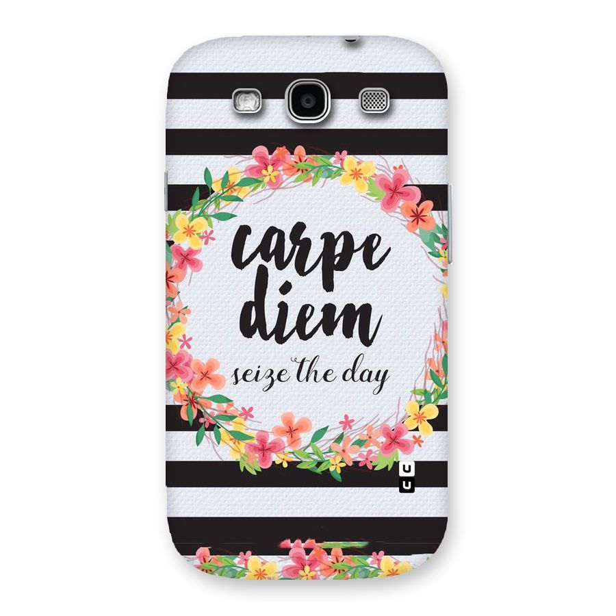 Floral Seize The Day Back Case for Galaxy S3 Neo
