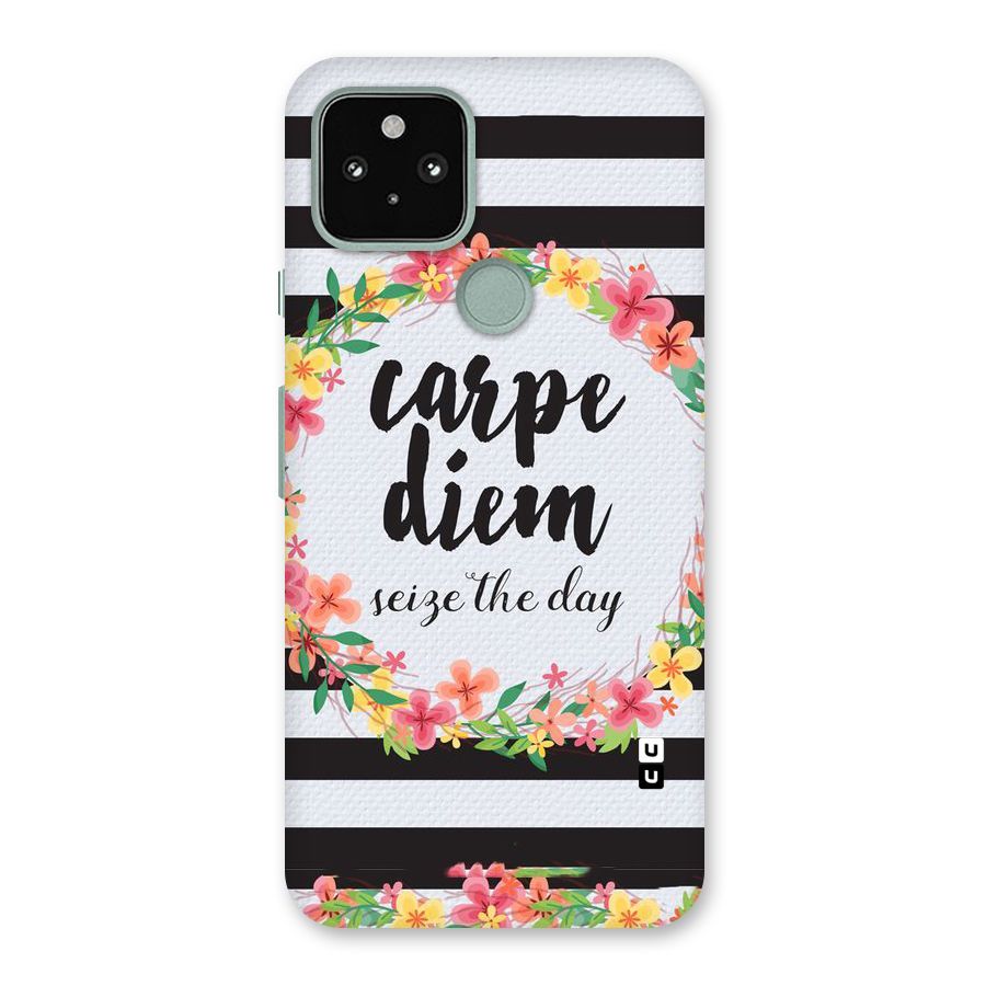 Floral Seize The Day Back Case for Google Pixel 5