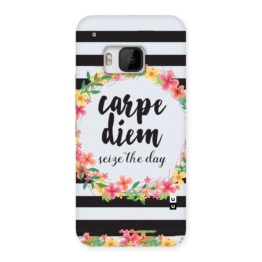 Floral Seize The Day Back Case for HTC One M9