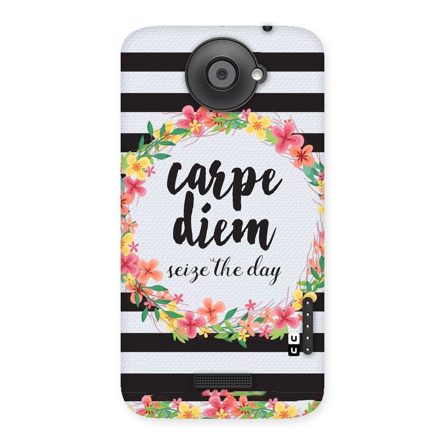 Floral Seize The Day Back Case for HTC One X