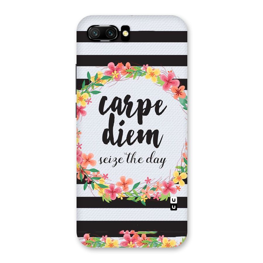 Floral Seize The Day Back Case for Honor 10