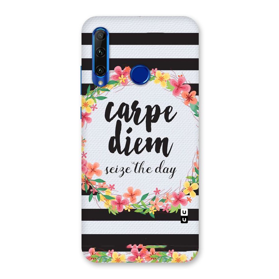 Floral Seize The Day Back Case for Honor 20i