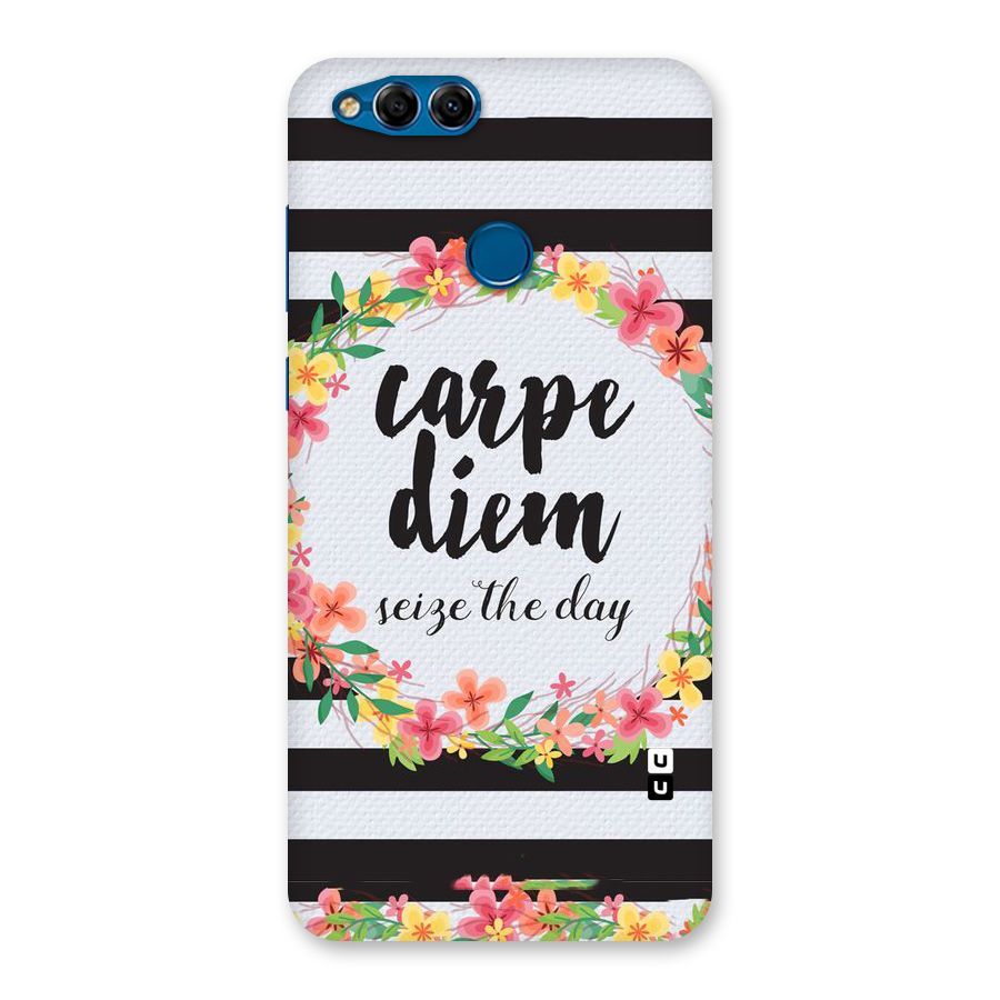 Floral Seize The Day Back Case for Honor 7X