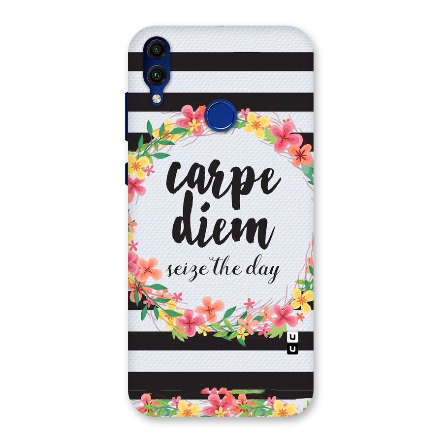 Floral Seize The Day Back Case for Honor 8C