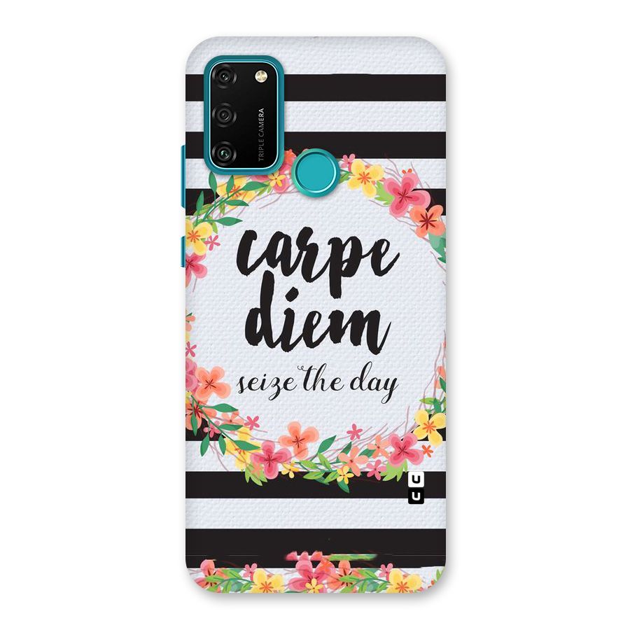 Floral Seize The Day Back Case for Honor 9A