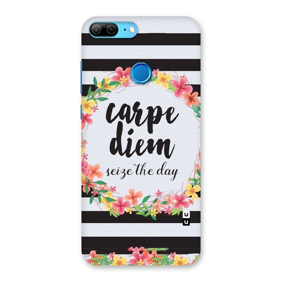 Floral Seize The Day Back Case for Honor 9 Lite