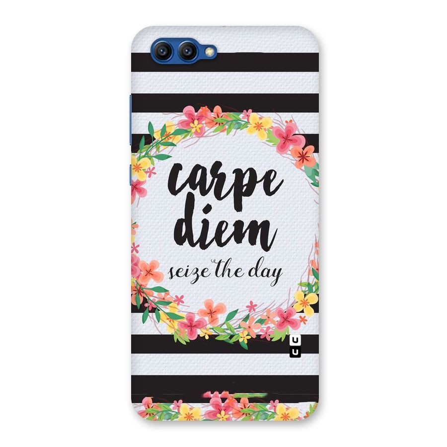 Floral Seize The Day Back Case for Honor View 10