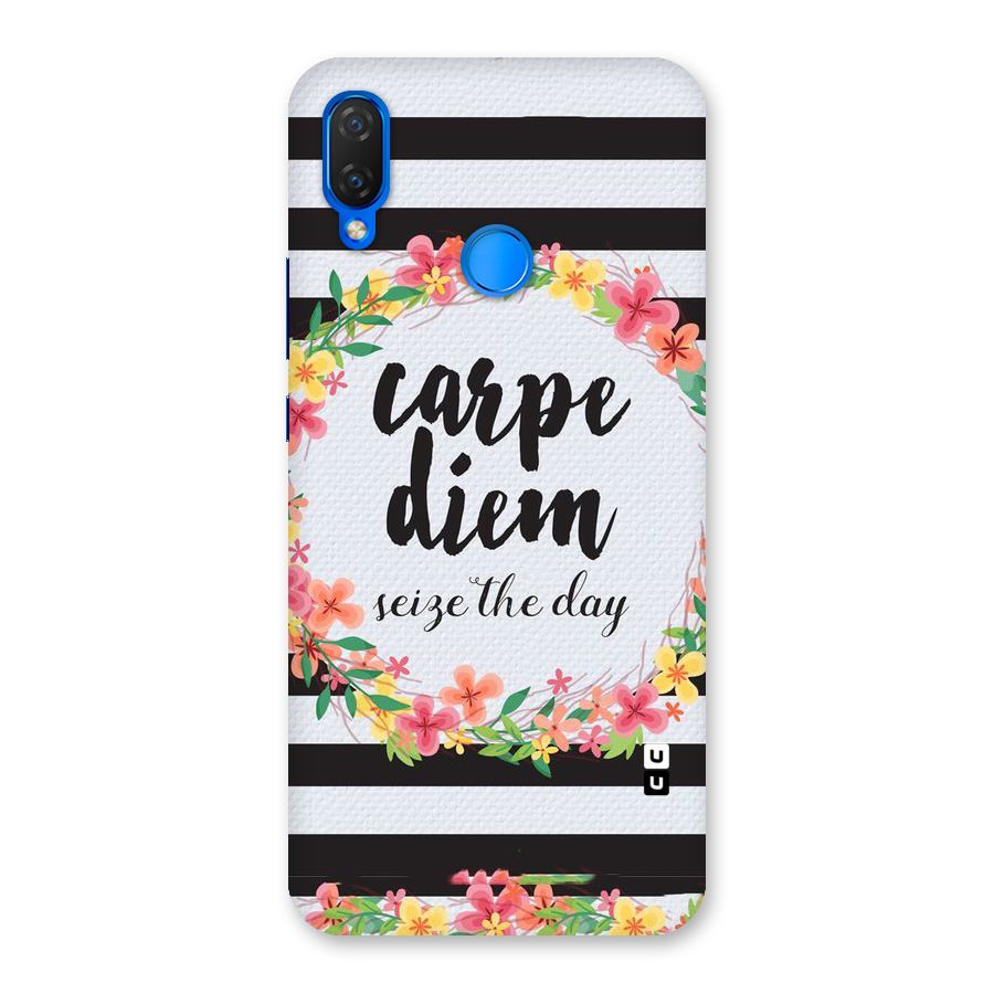 Floral Seize The Day Back Case for Huawei Nova 3i
