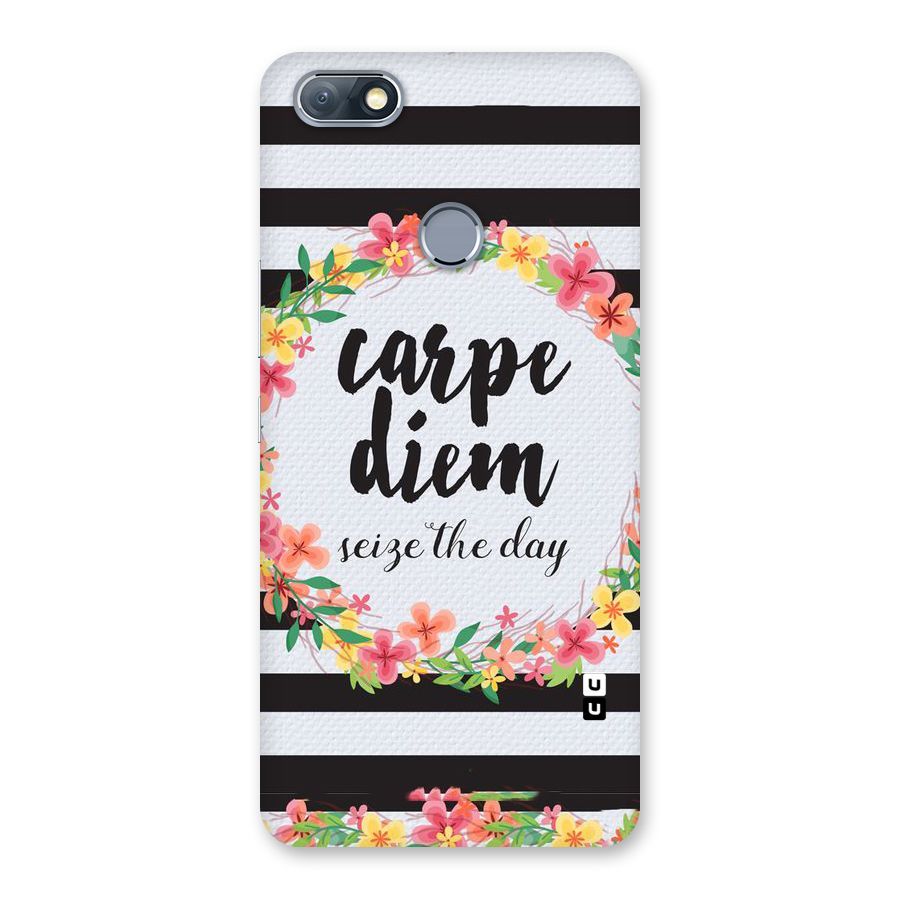 Floral Seize The Day Back Case for Infinix Note 5