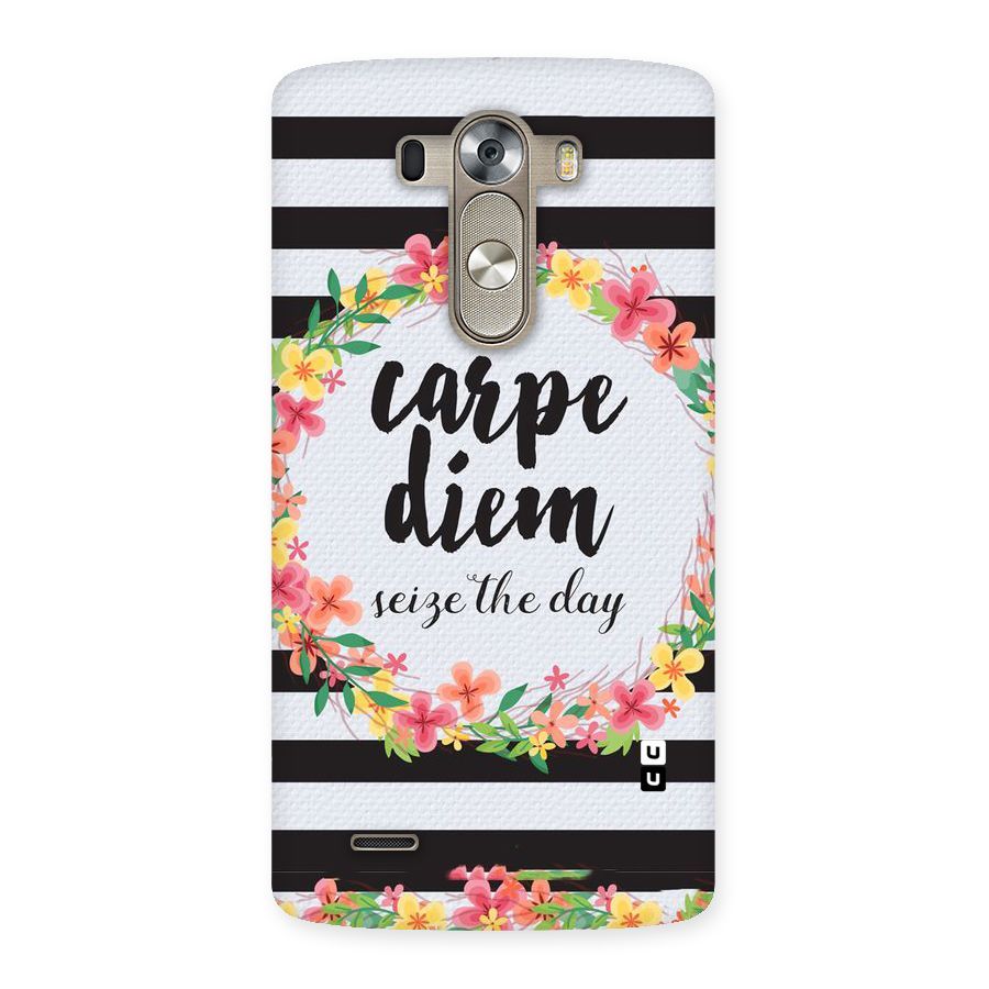 Floral Seize The Day Back Case for LG G3