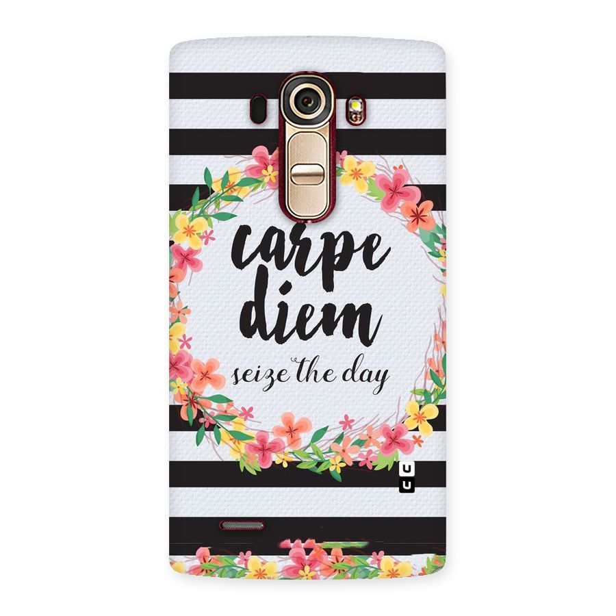Floral Seize The Day Back Case for LG G4
